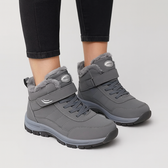 Winter Sneaker - Mit Futter aus Fell - Rutschfest - Winterschuhe - Winterstiefel für Damen EB