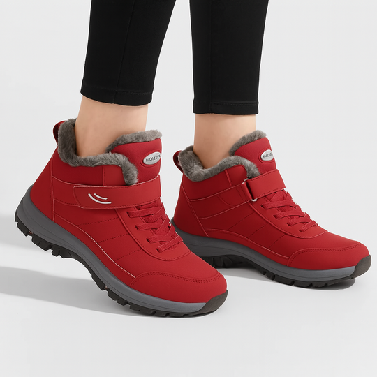 Winter Sneaker - Mit Futter aus Fell - Rutschfest - Winterschuhe - Winterstiefel für Damen EB