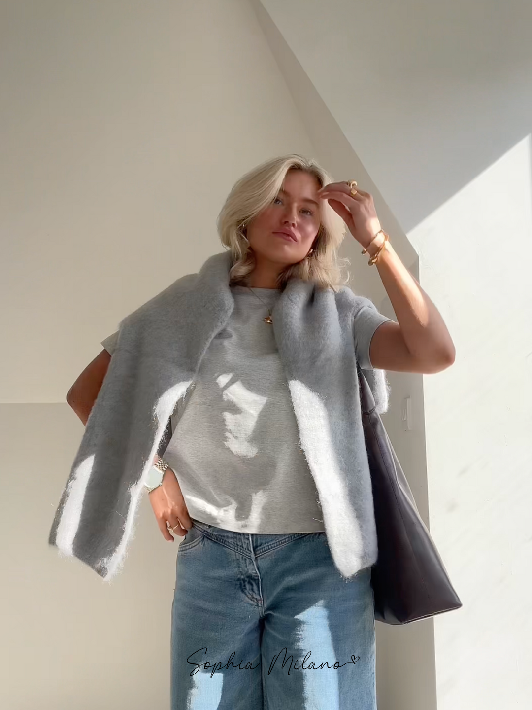 EB | Mohair Crewneck Pullover