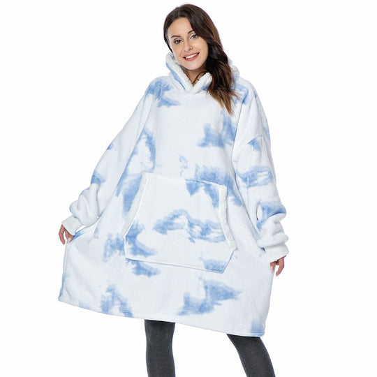 EB | Weiches Kapuzenpullover-decke Polyester Bequem und Warm