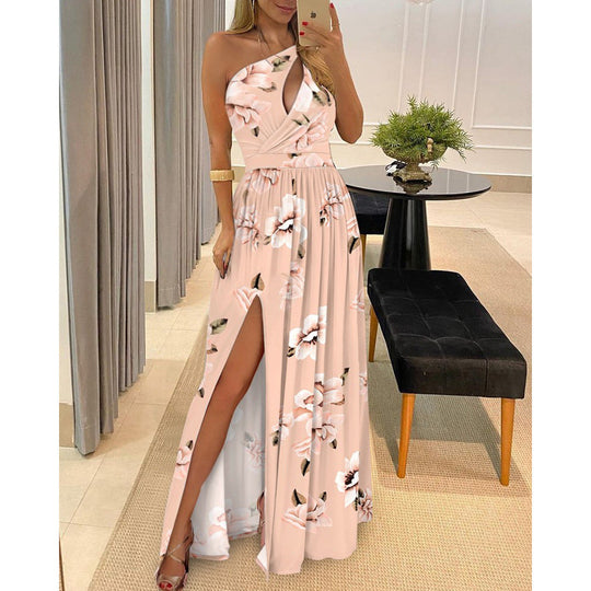 EB | Frühling/Sommer Schulterfreies Kleid für Frauen