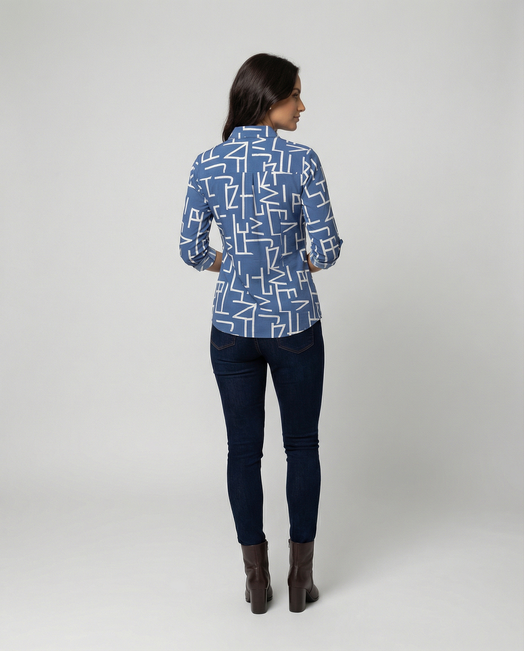 EB | Bluse mit Umlegekragen