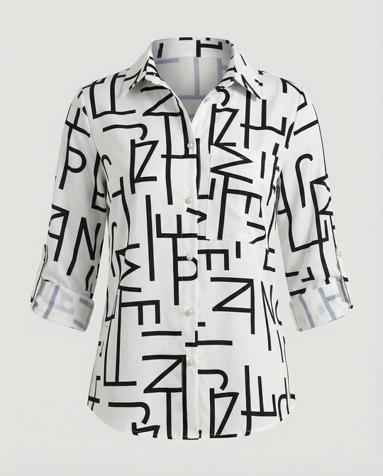 EB | Bluse mit Umlegekragen