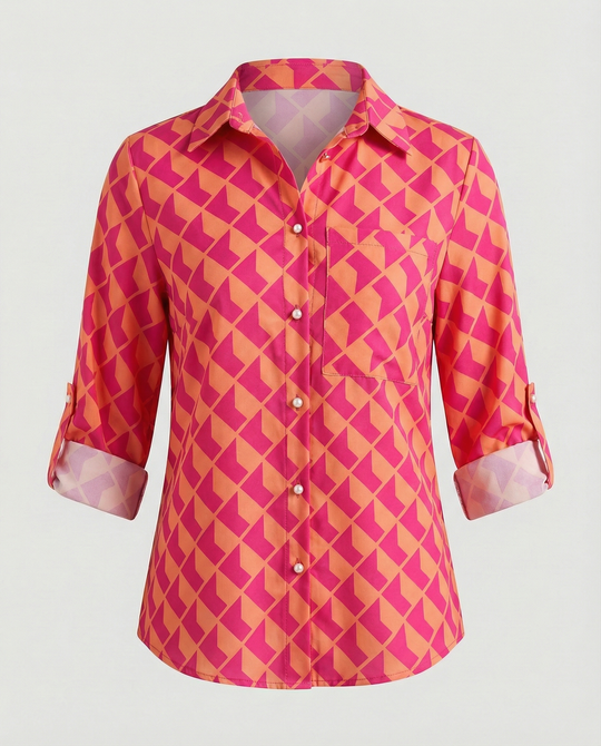 EB | Bluse mit Umlegekragen