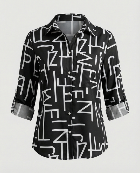 EB | Bluse mit Umlegekragen