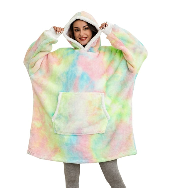 EB | Weiches Kapuzenpullover-decke Polyester Bequem und Warm