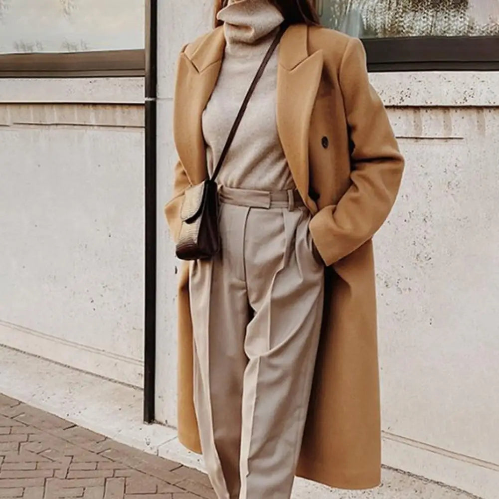 EB | Damen Trenchcoat mit Doppelter Knopfleiste