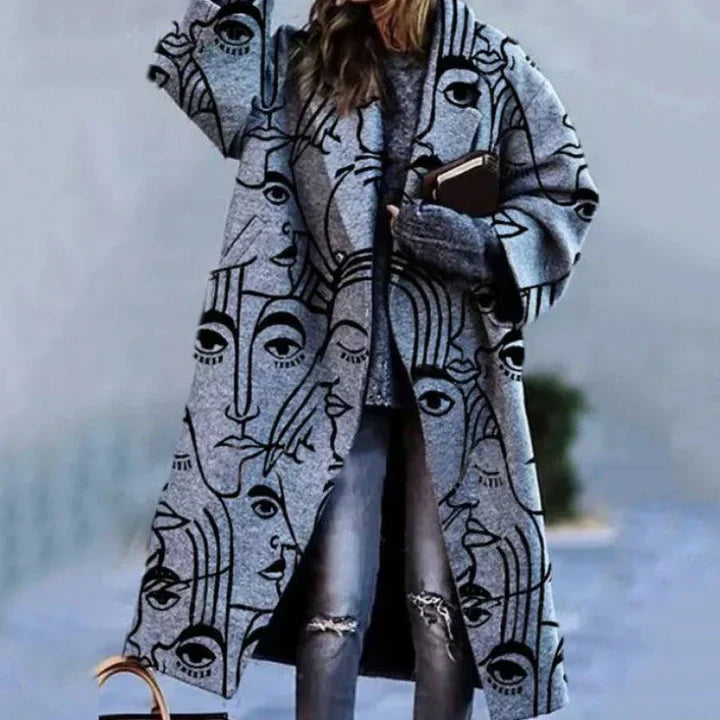 EB | Oversized Lang Damenmantel Wintermantel