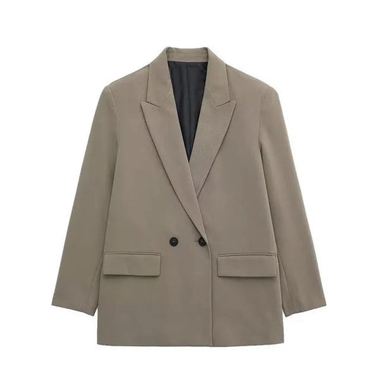 EB | Eleganter Blazer mit Langen Ärmeln und Strukturiertem Design