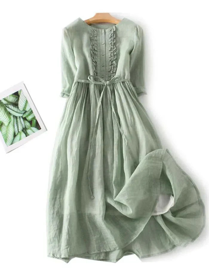 EB | Elegantes Leinenkleid