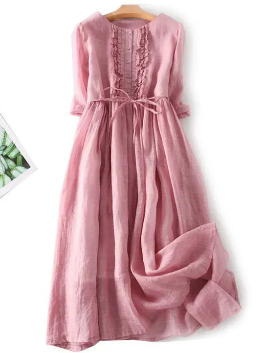 EB | Elegantes Leinenkleid