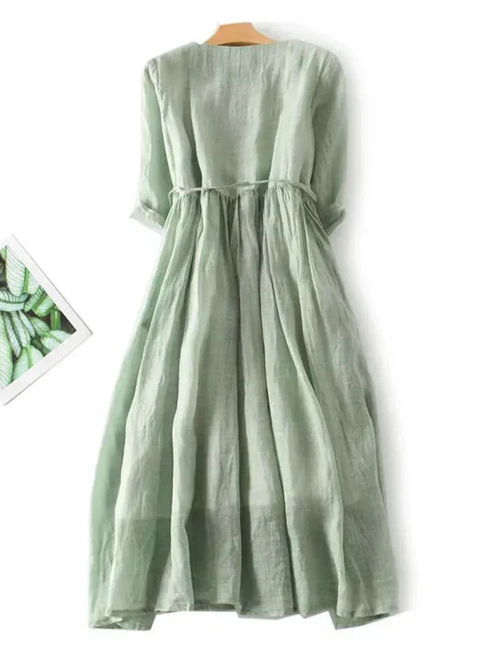 EB | Elegantes Leinenkleid