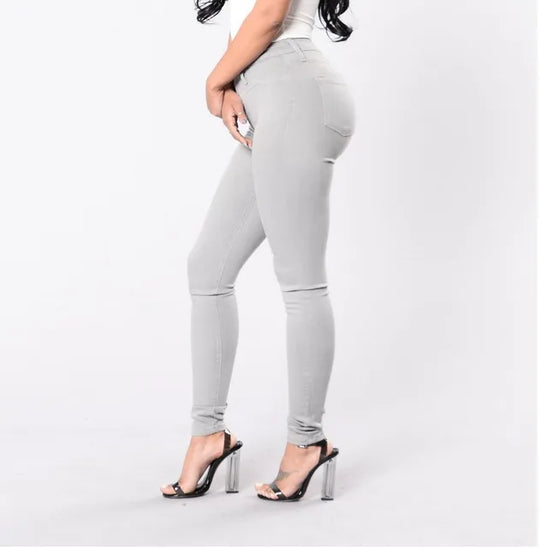 EB | Hohe Taille Skinny Büro-Damenjeans