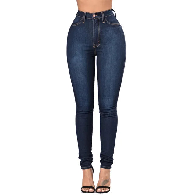EB | Hohe Taille Skinny Büro-Damenjeans