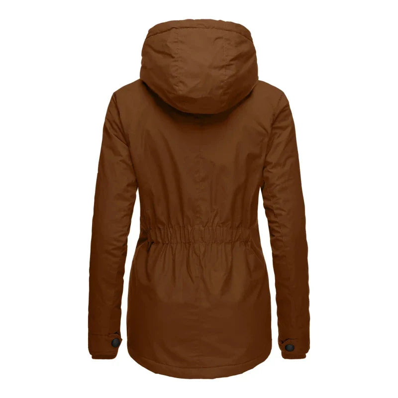 EB | Winterjacke mit Kapuze für Damen - gestepptes Winterjacke