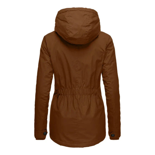 EB | Winterjacke mit Kapuze für Damen - gestepptes Winterjacke