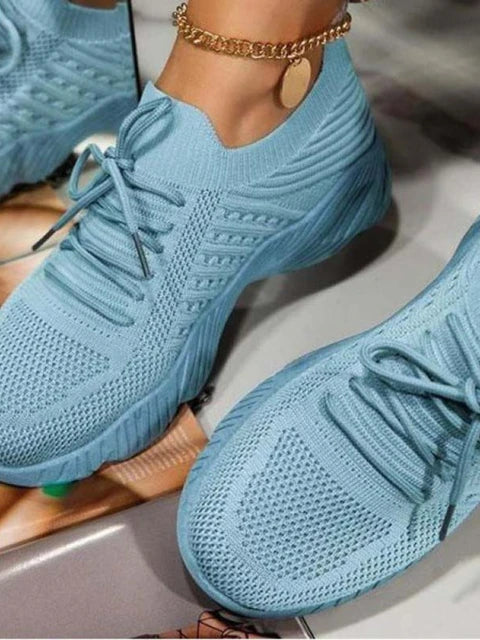 Hellgraue Sneakers EB