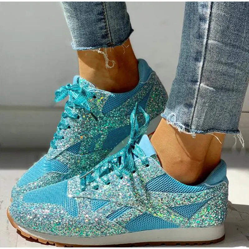 EB – sportschuhe mit pailletten für damen