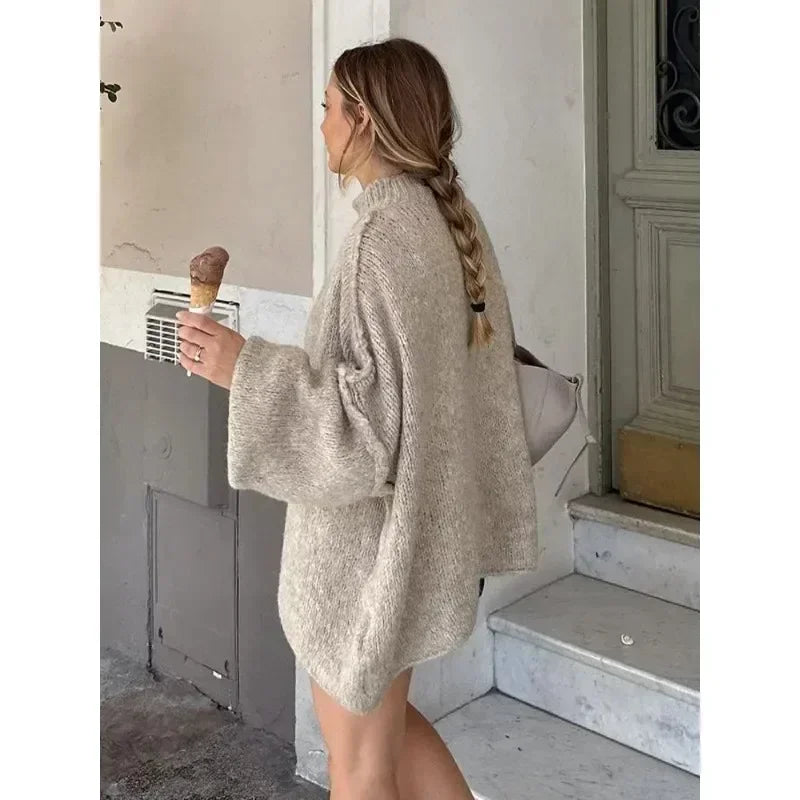 EB | Bequemer Gestrickter Schicker Pullover
