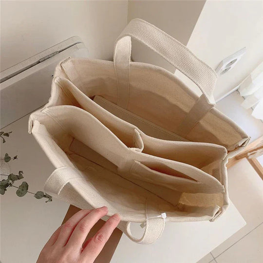 EB | Canvas-Tasche mit Mehrfachfächern