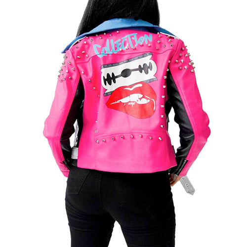 EB | Sieh das Licht Fuchsia bedruckte Jacke