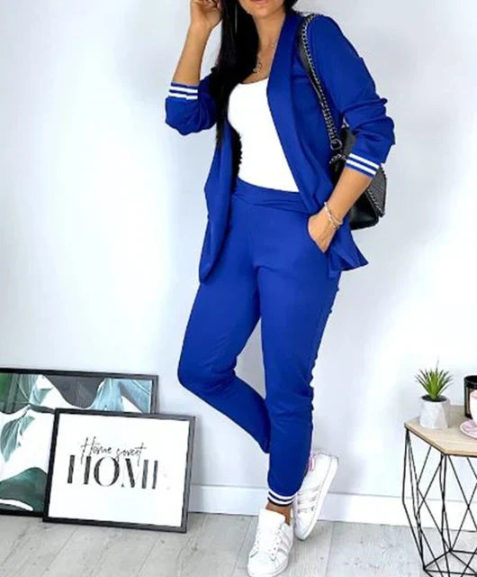 EB | Damen Doppelreiher Blazer Hosenanzug