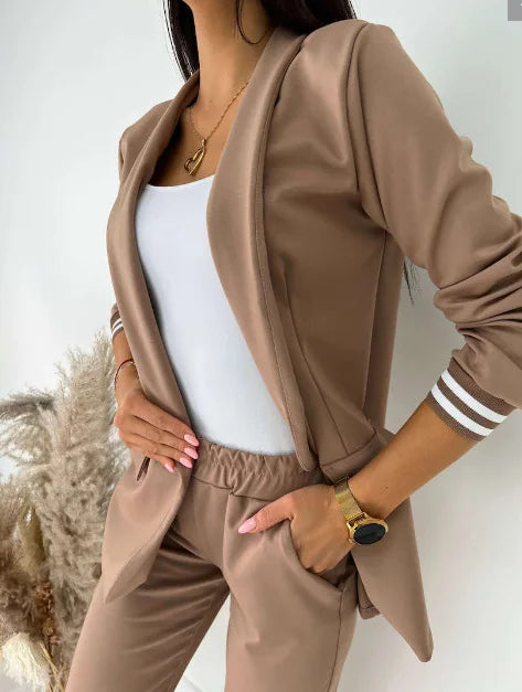 EB | Damen Doppelreiher Blazer Hosenanzug