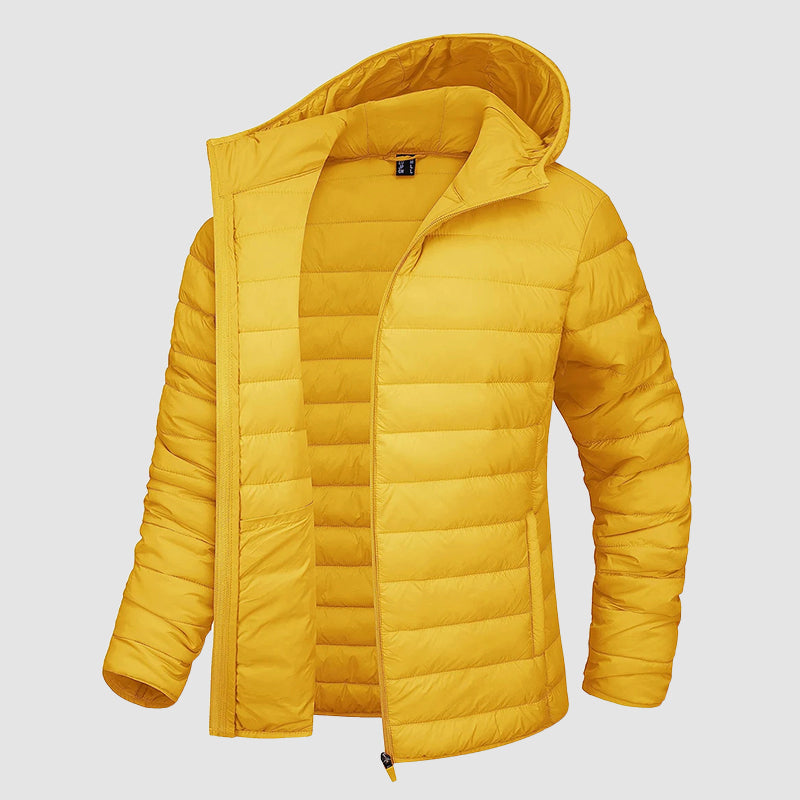 EB | Kapuzen-Pufferjacke mit Reißverschlusstaschen