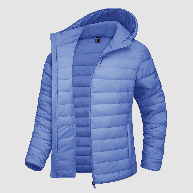 EB | Kapuzen-Pufferjacke mit Reißverschlusstaschen