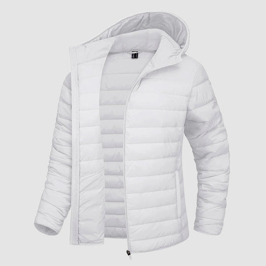 EB | Kapuzen-Pufferjacke mit Reißverschlusstaschen