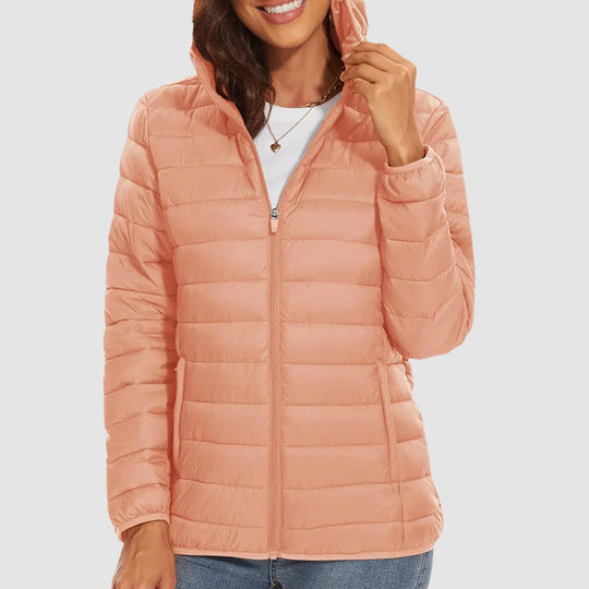 EB | Kapuzen-Pufferjacke mit Reißverschlusstaschen