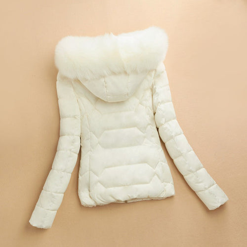 EB | Winter Puffer-Jacke mit Fell-Style Kapuzenverzierung