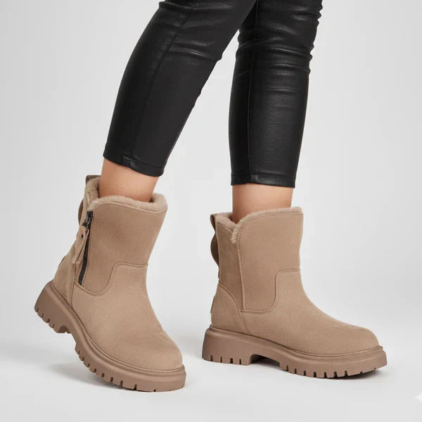 Für Damen Mit Plateau Und Fellfutter Damen EB