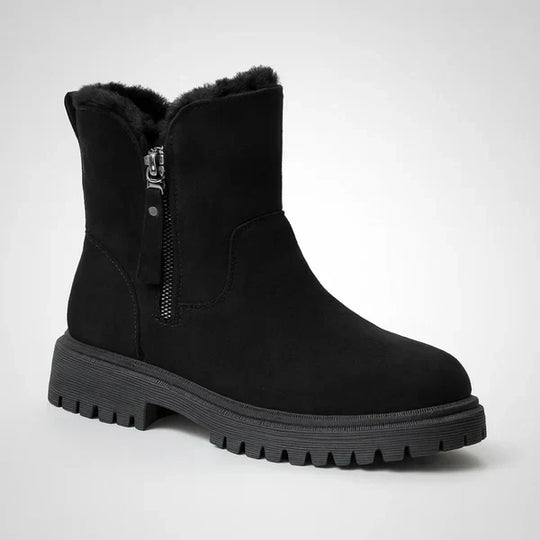 Für Damen Mit Plateau Und Fellfutter Damen EB