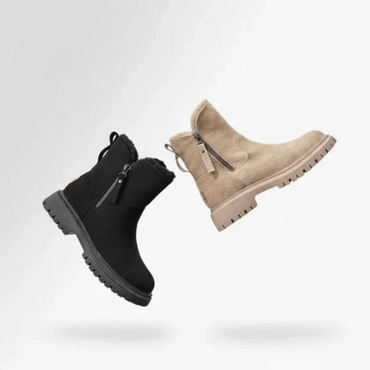 Für Damen Mit Plateau Und Fellfutter Damen EB