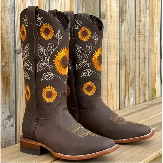Kniehohe Cowboystiefel Für Damen EB