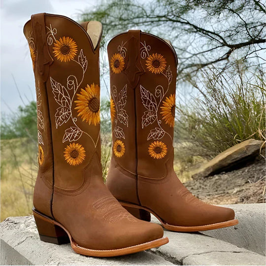 Kniehohe Cowboystiefel Für Damen EB
