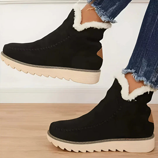 Mit Lammfell Gefütterte Stiefeletten Für Damen EB