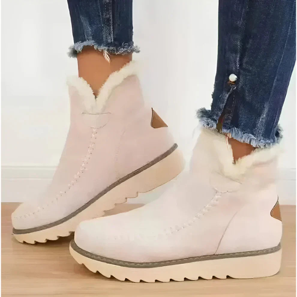 Mit Lammfell Gefütterte Stiefeletten Für Damen EB