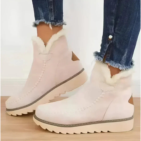Mit Lammfell Gefütterte Stiefeletten Für Damen EB