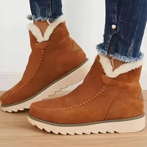Mit Lammfell Gefütterte Stiefeletten Für Damen EB