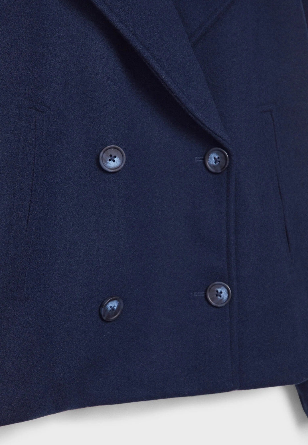 EB | Cropped Doppelreiher Mantel Boxy Kurze Jacke