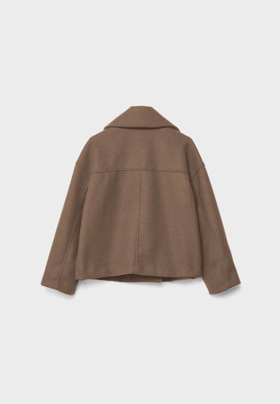 EB | Cropped Doppelreiher Mantel Boxy Kurze Jacke