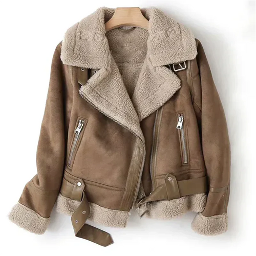 EB | Leder Sherpa Jacke