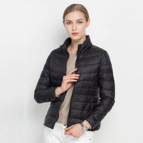EB | Damen Langarm Steppwarm Winterjacke