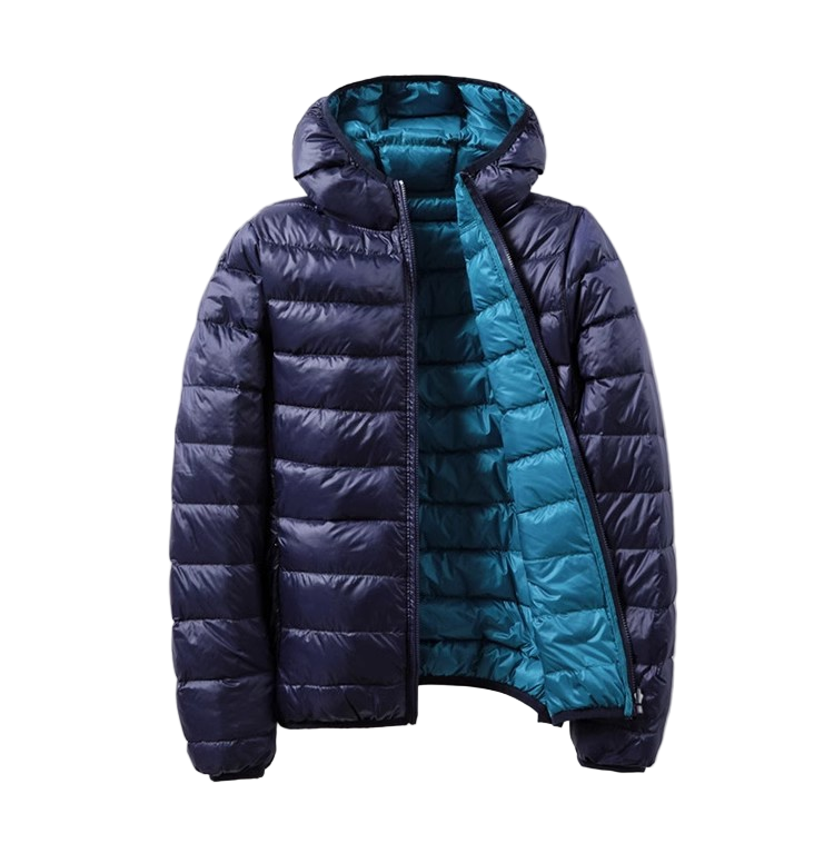 EB | Damen Übergangs Kapuzen-Puffermantel Winterjacke