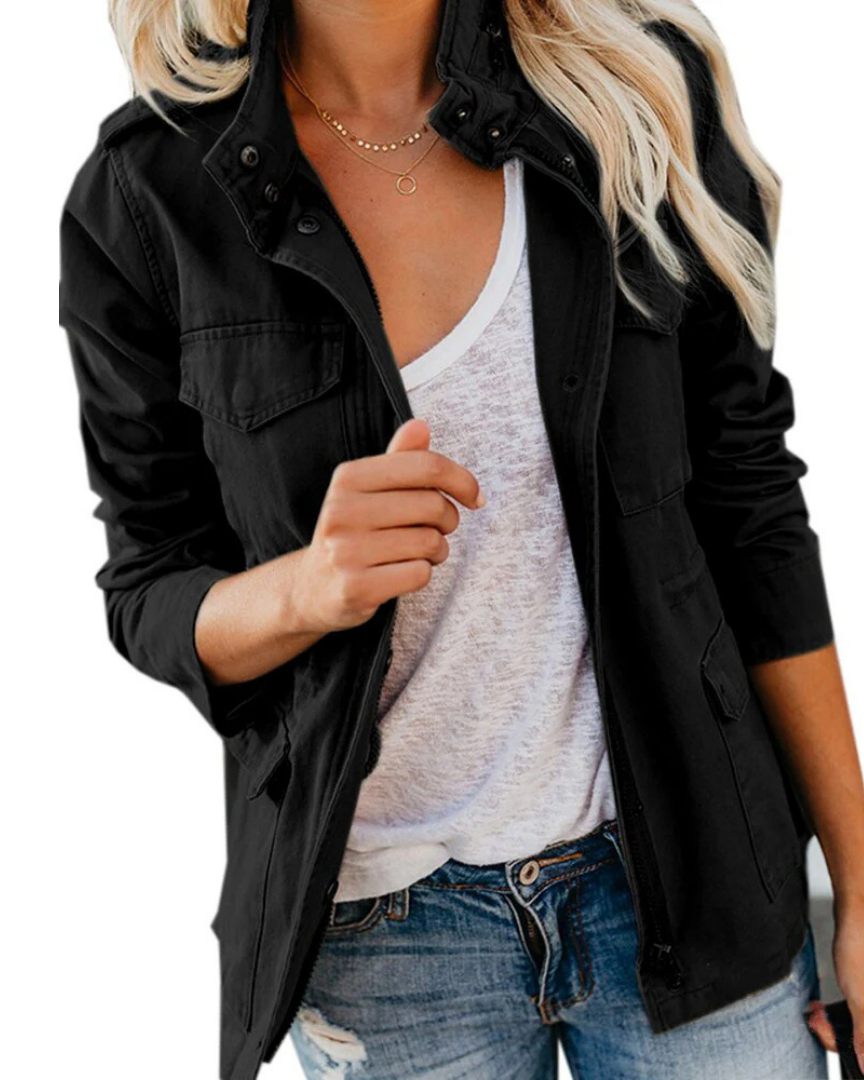 EB | Utility Jacke für Damen, Lässige Größenlänge