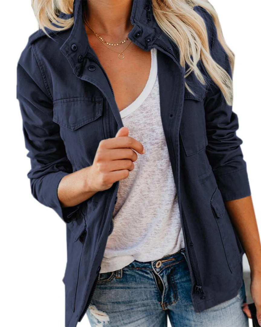 EB | Utility Jacke für Damen, Lässige Größenlänge