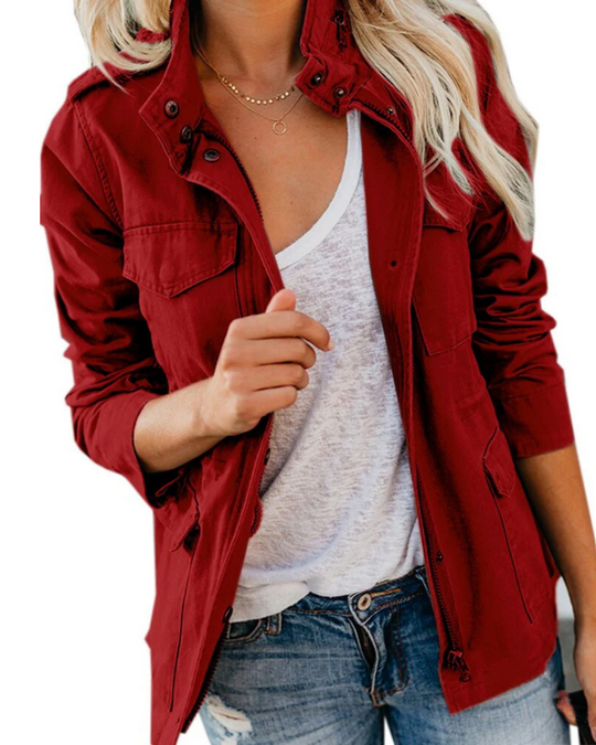 EB | Utility Jacke für Damen, Lässige Größenlänge