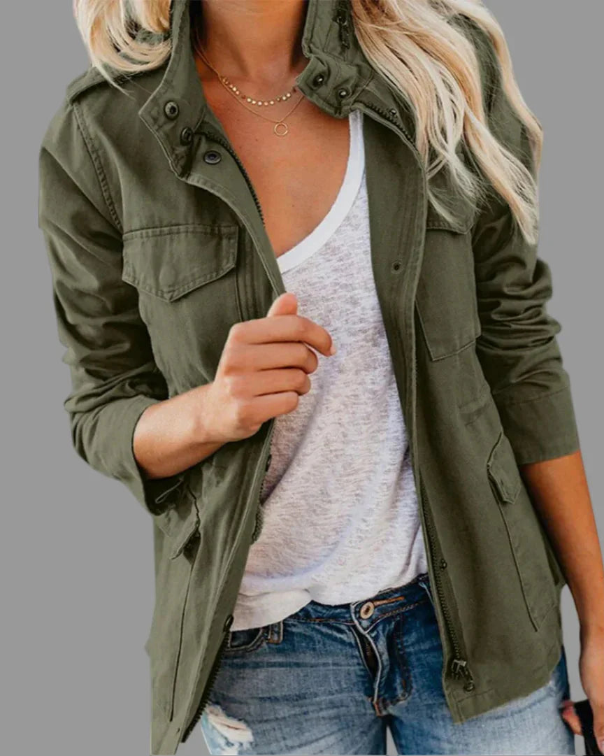 EB | Utility Jacke für Damen, Lässige Größenlänge